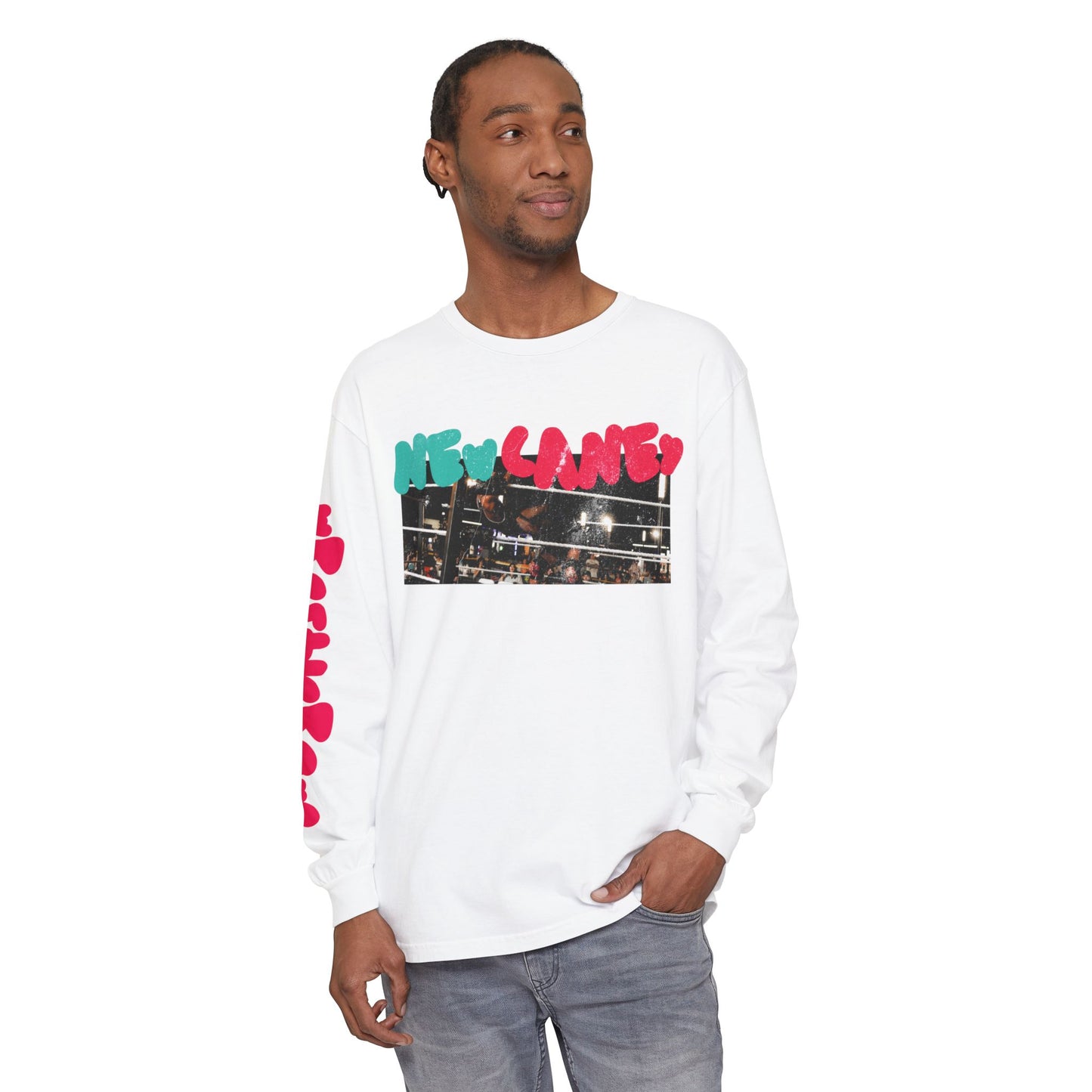 WRESTLERAVE NEW CANEY LONG SLEEVE T-SHIRT
