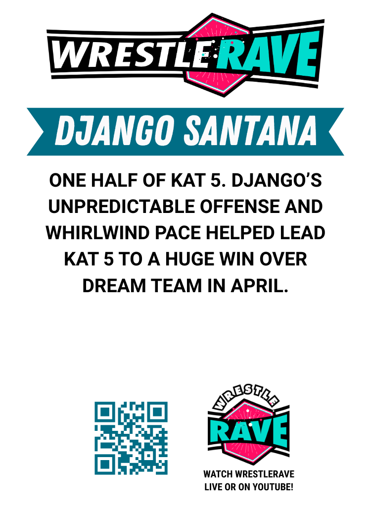Django Santana Trading Card – WrestleRave Series 4
