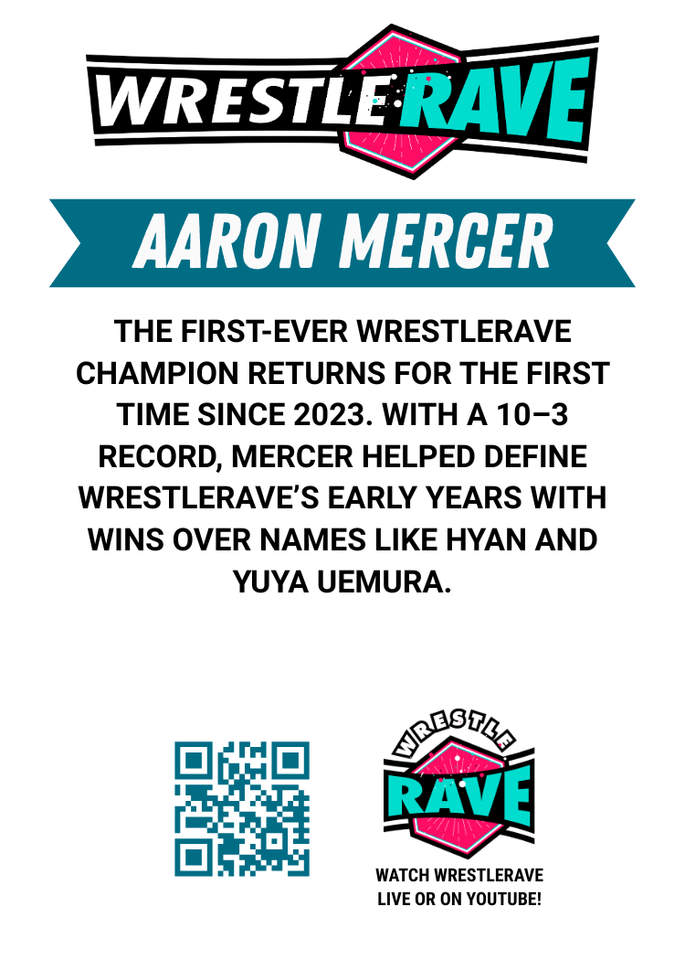Aaron Mercer Trading Card – WrestleRave Series 4