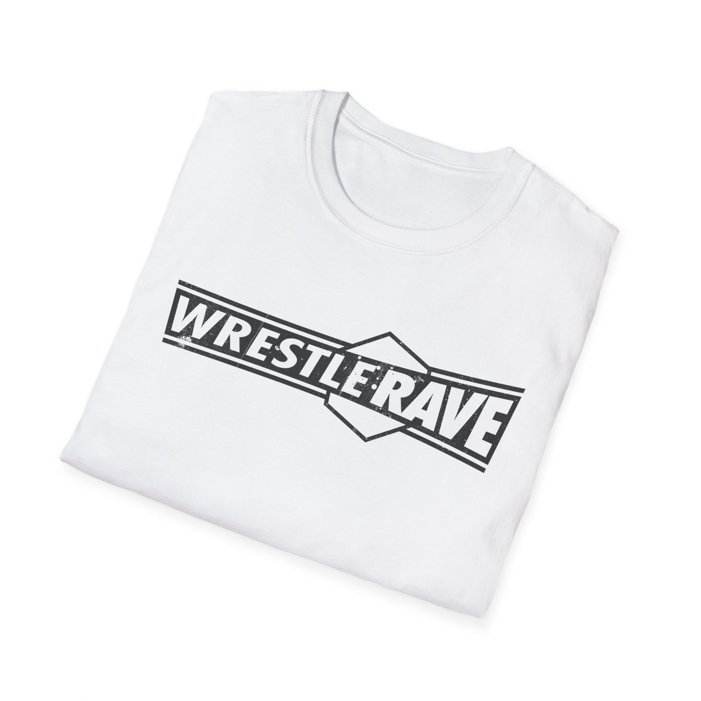 WRESTLERAVE LOGO T-SHIRT (WHITEOUT)