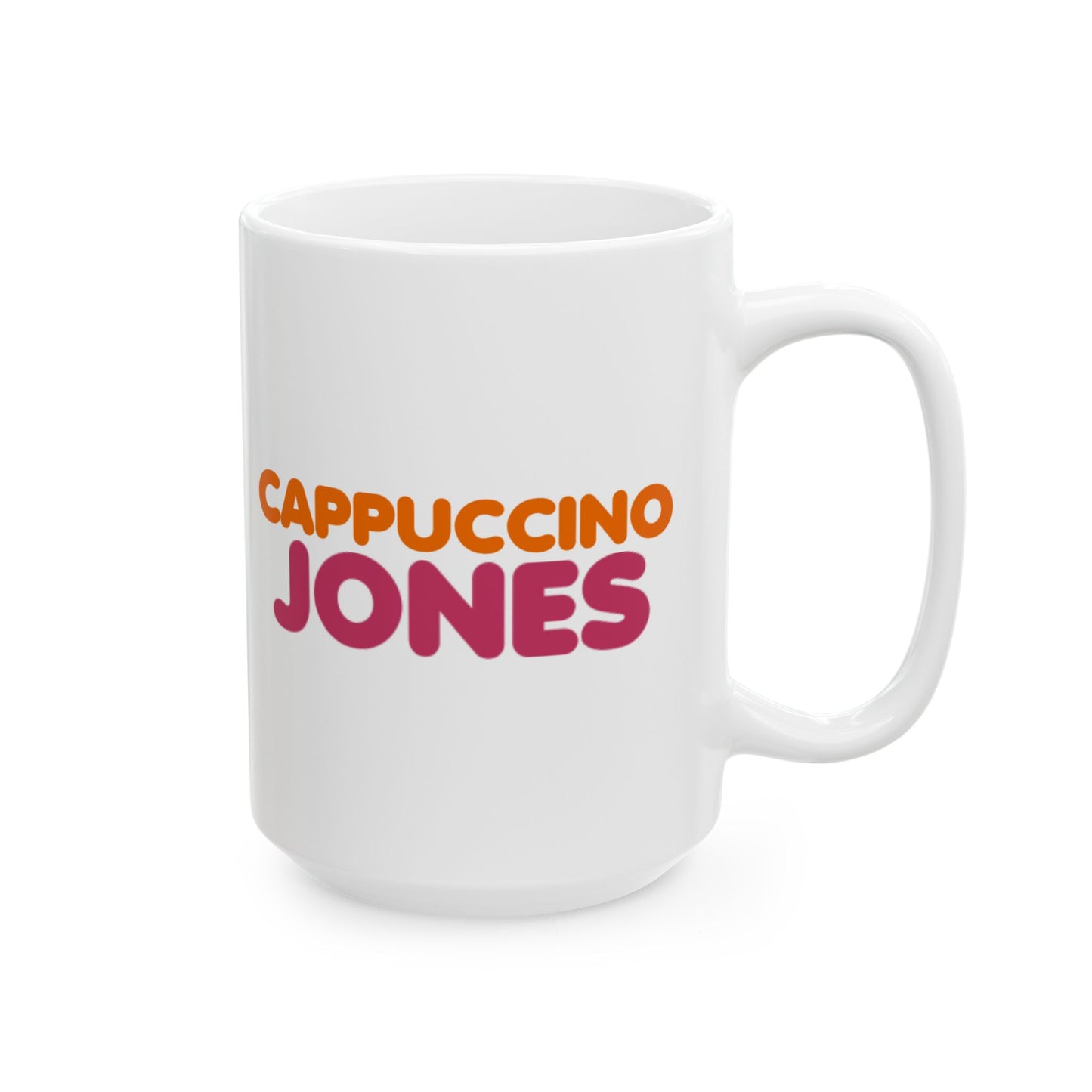 CAPPUCCINO JONES COFFEE MUG