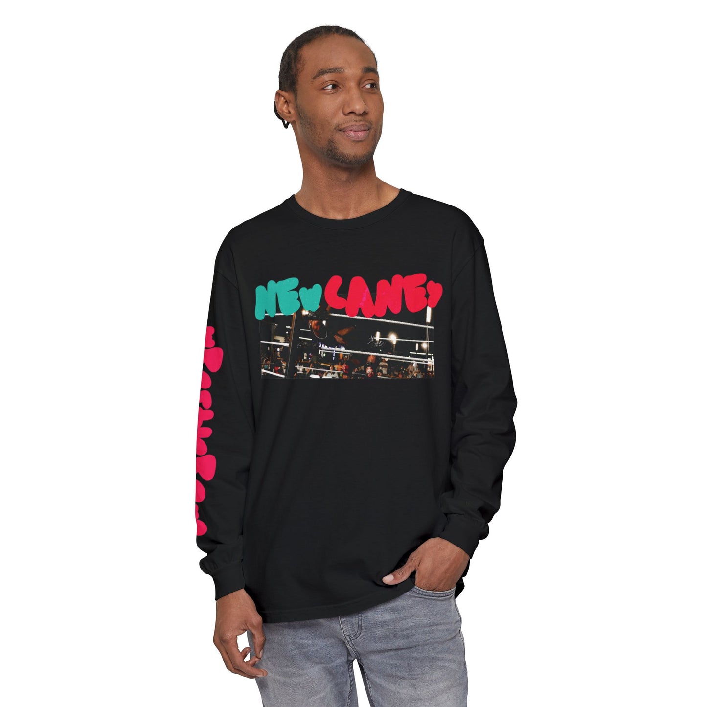 WRESTLERAVE NEW CANEY LONG SLEEVE T-SHIRT