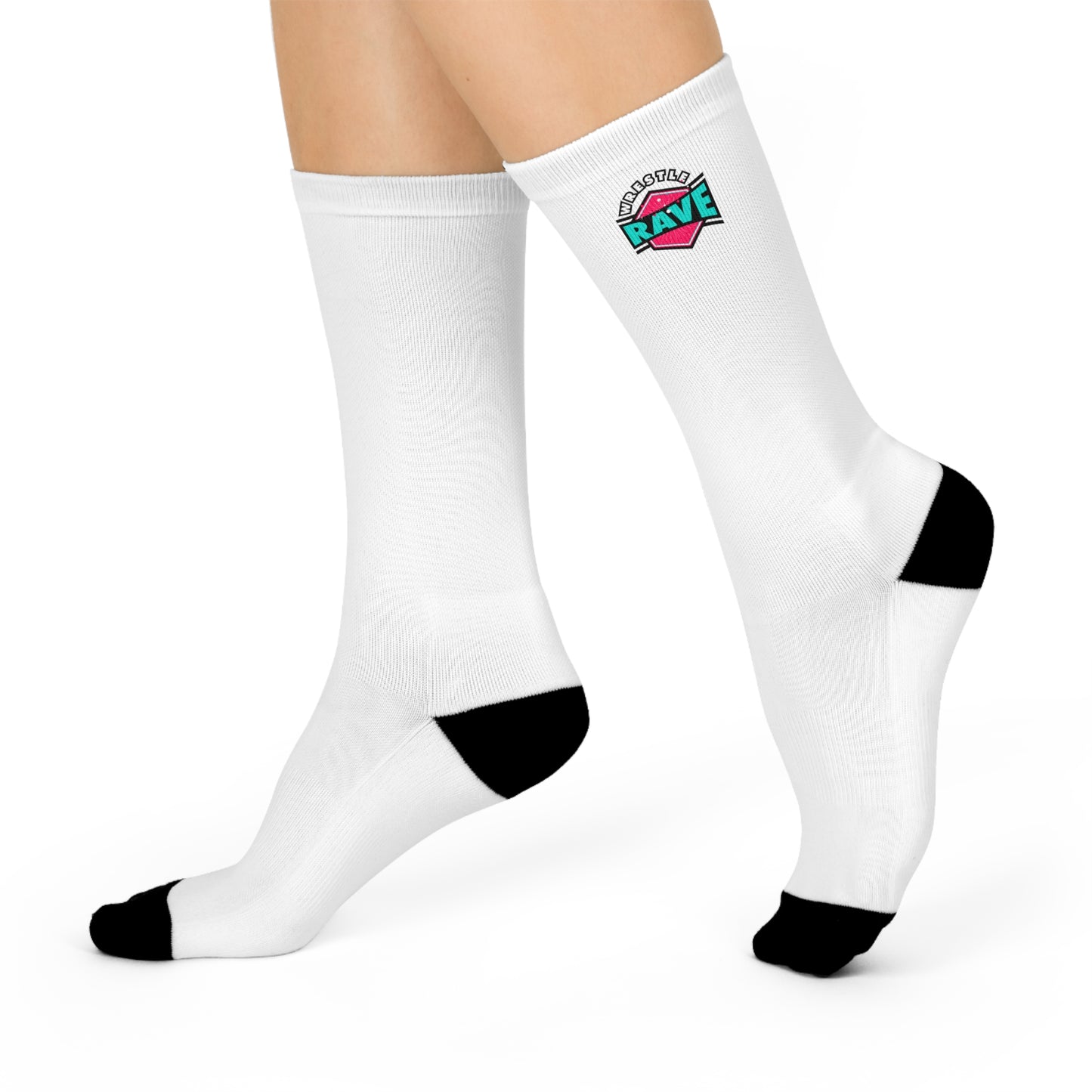 WRESTLERAVE CUSHIONED CREW SOCKS (COLOR)