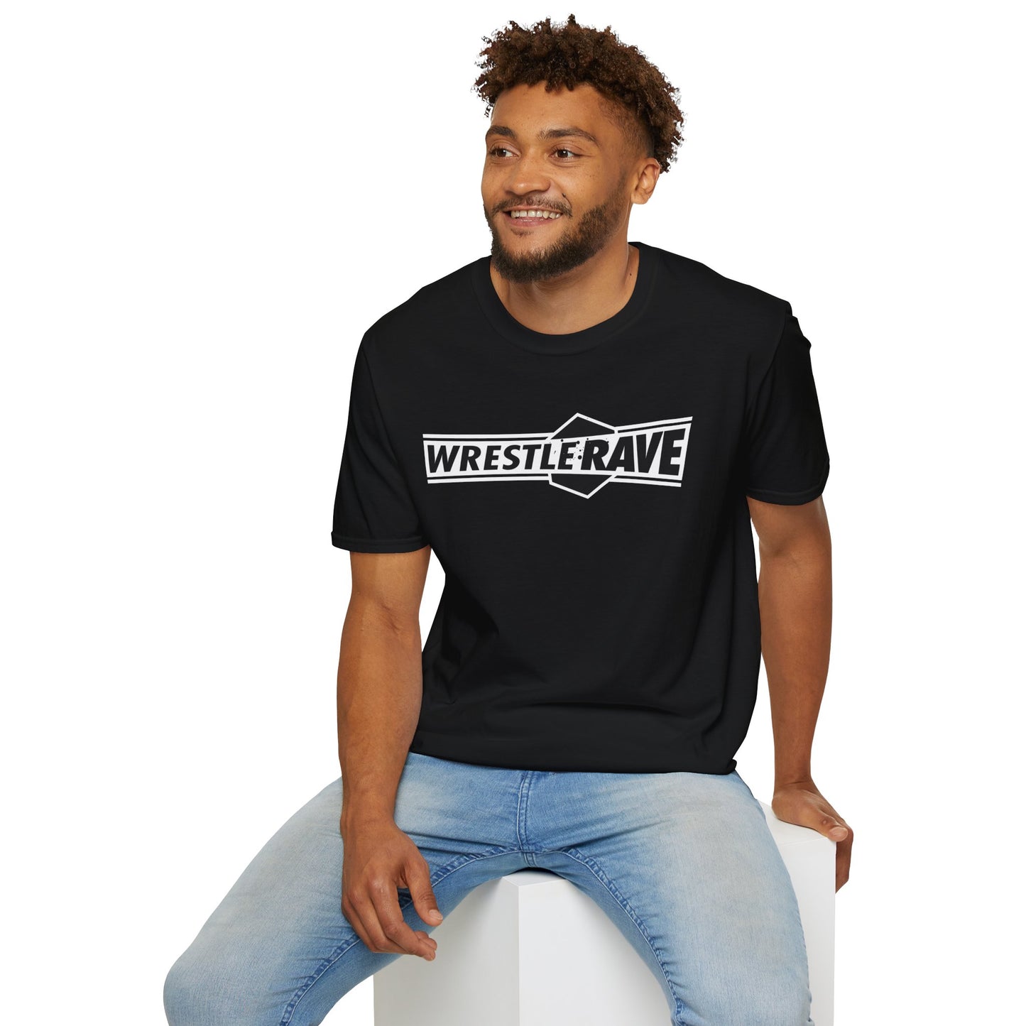 WRESTLERAVE LOGO T-SHIRT (BLACKOUT)