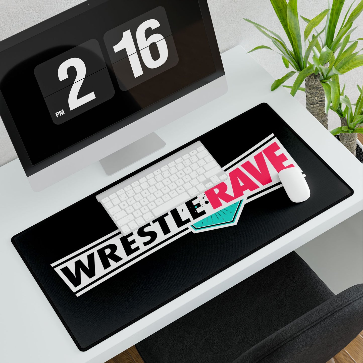 WRESTLERAVE LOGO DESK MAT