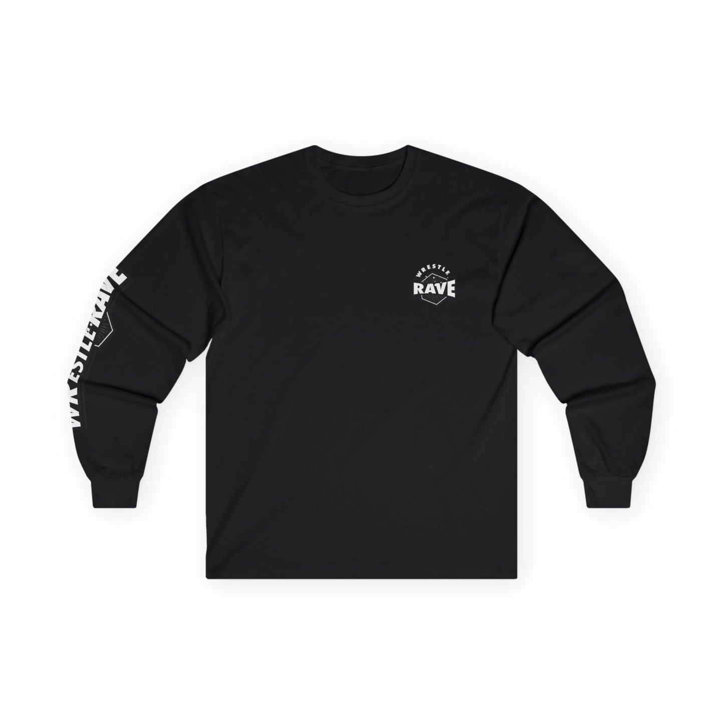 WRESTLERAVE LOGO LONG SLEEVE T-SHIRT