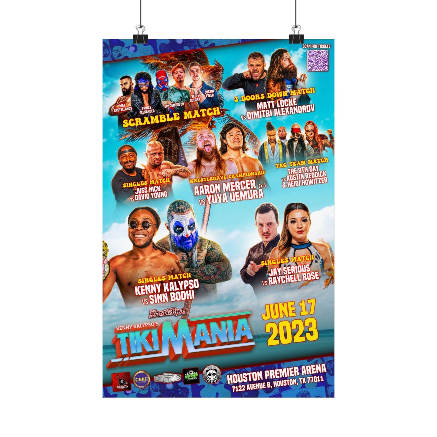 Kenny Kalypso's TikiMania Event Poster