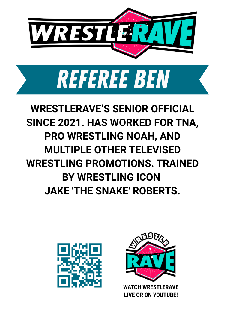 Ref Ben Sheinberg Trading Card – WrestleRave Series 4