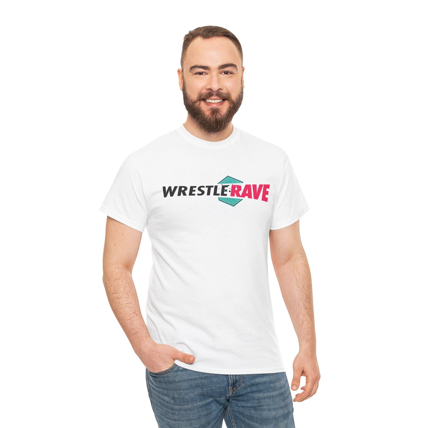 WRESTLERAVE LOGO INVERTED T-SHIRT