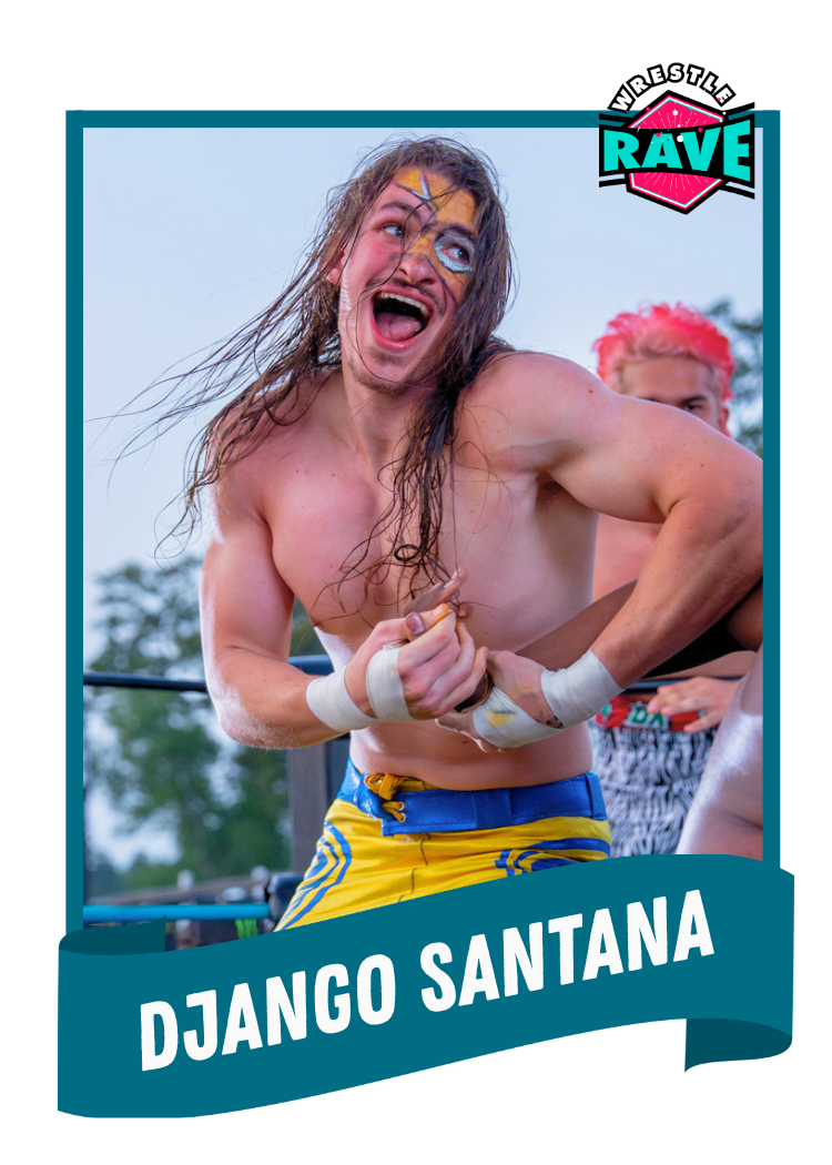 Django Santana Trading Card – WrestleRave Series 4