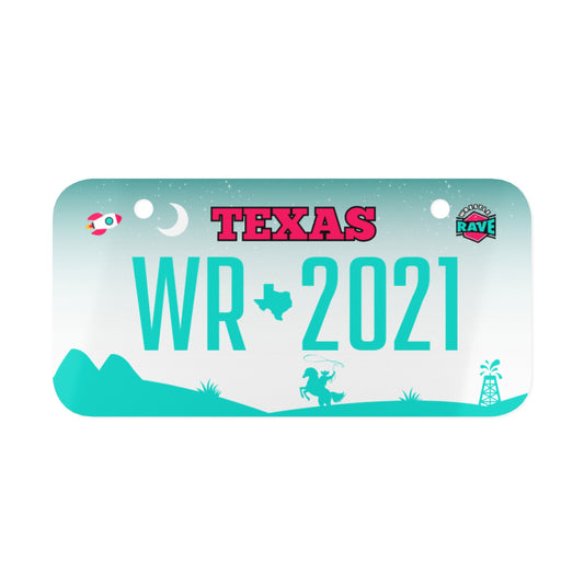 WRESTLERAVE MINI LICENSE PLATE