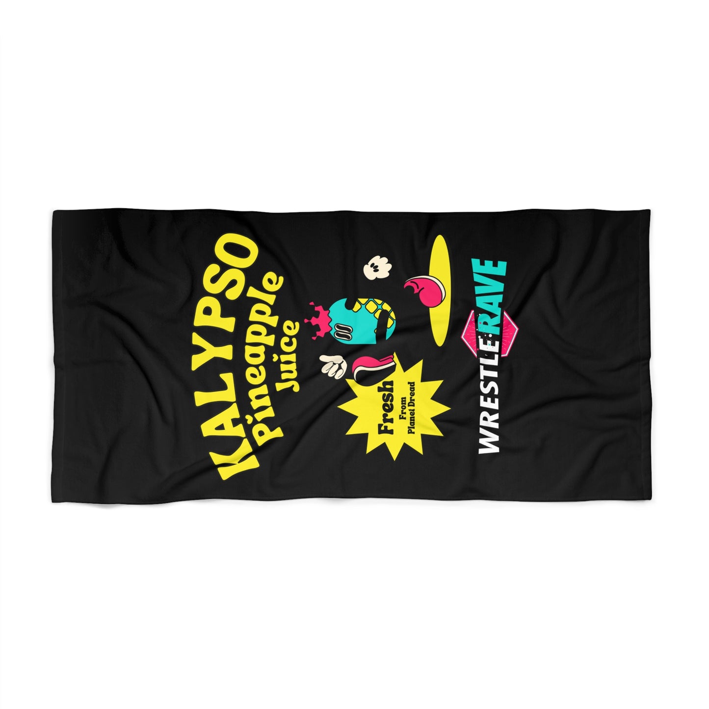 KENNY KALYPSO PINEAPPLE JUICE BEACH TOWEL