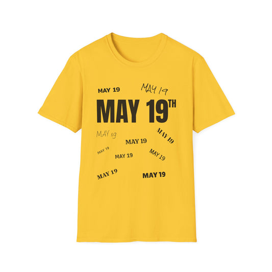 MAY 19 WRESTLING T-SHIRT