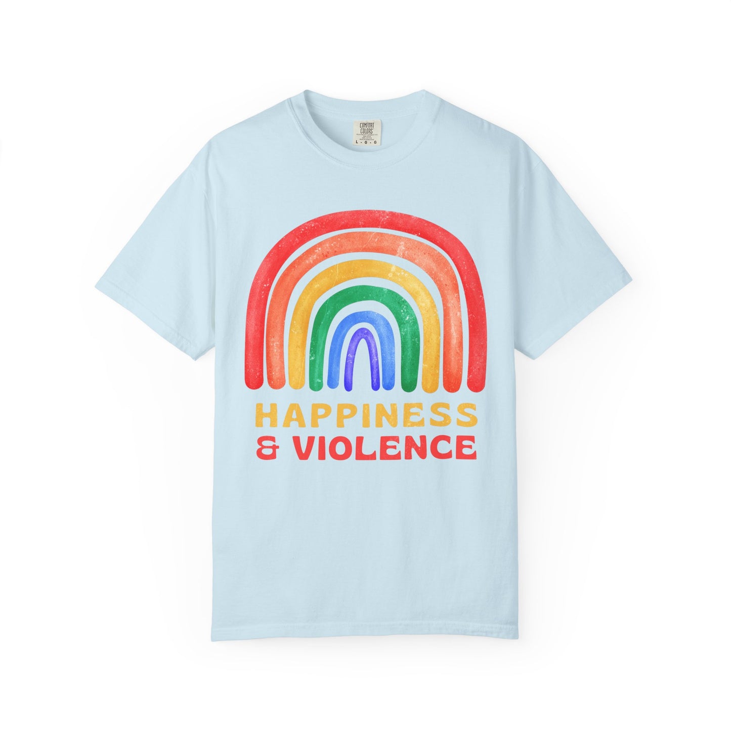 HANNAH GUY HAPPINESS & VIOLENCE T-SHIRT