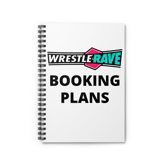 WRESTLING BOOKING PLANS NOTEBOOK