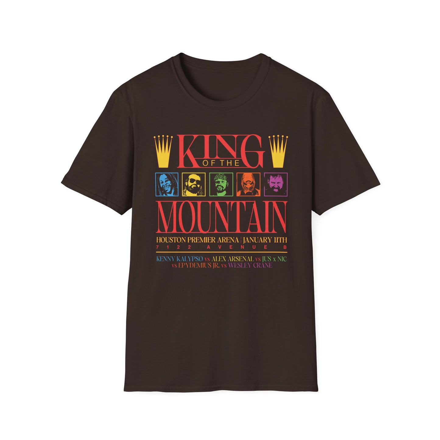 WRESTLERAVE KING OF THE MOUNTAIN EVENT T-SHIRT