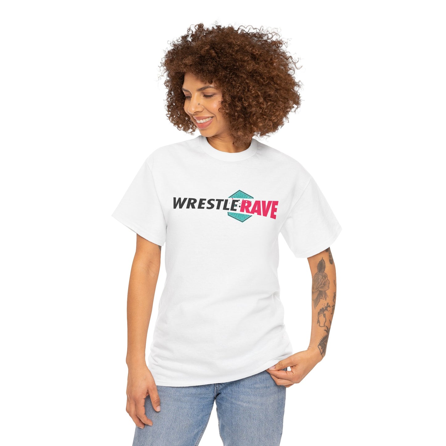 WRESTLERAVE LOGO INVERTED T-SHIRT