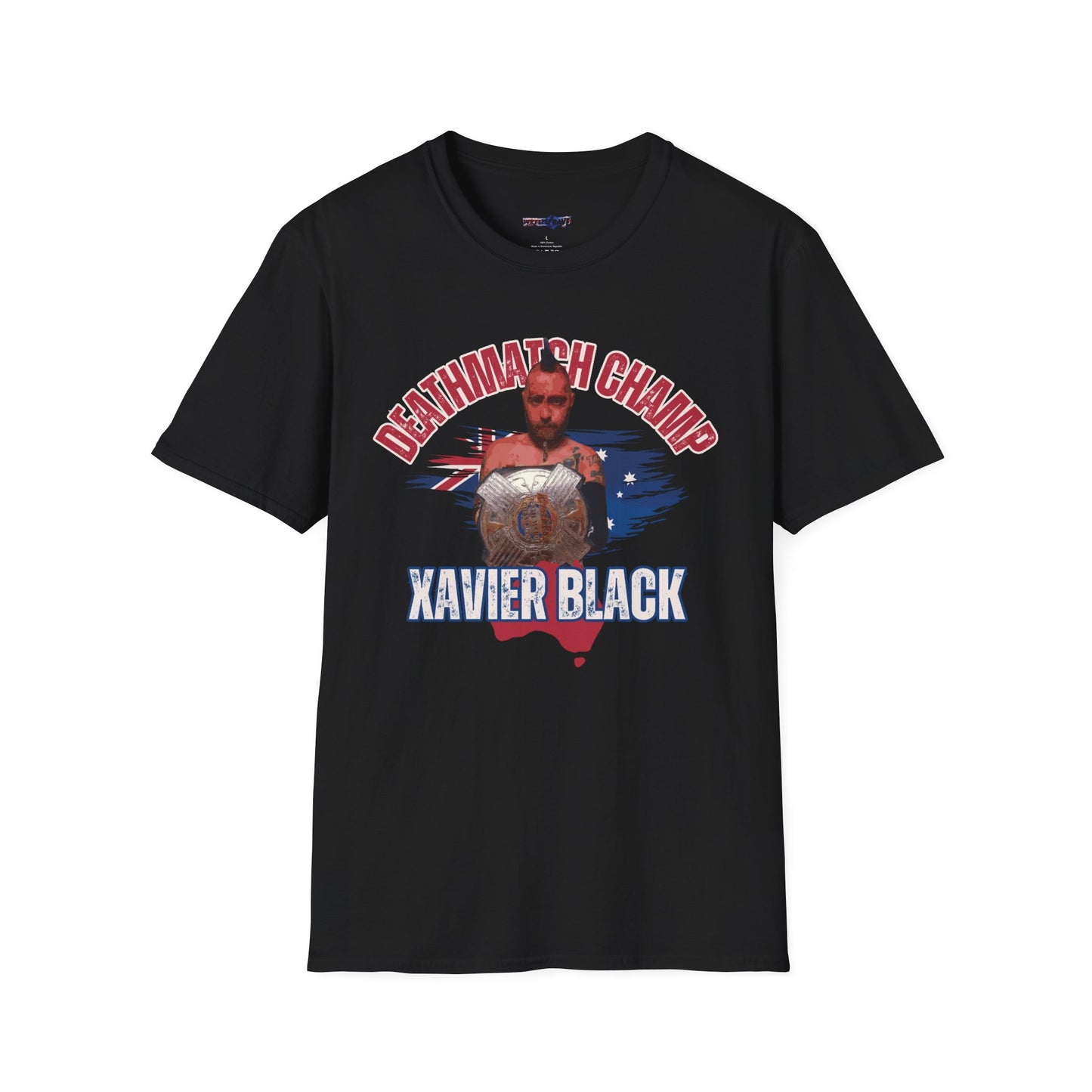 XAVIER BLACK DEATHMATCH CHAMPION T-SHIRT