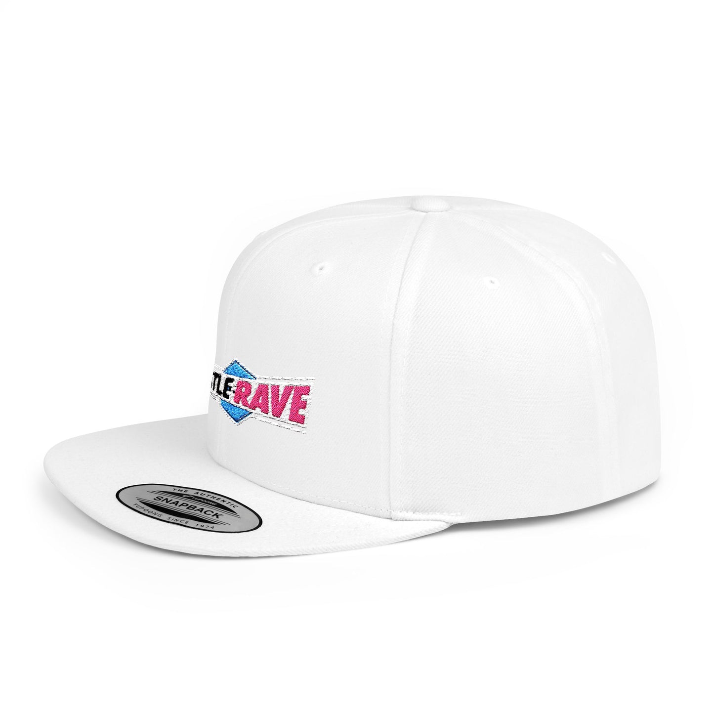 WRESTLERAVE LOGO INVERTED FLAT BILL SNAPBACK HAT