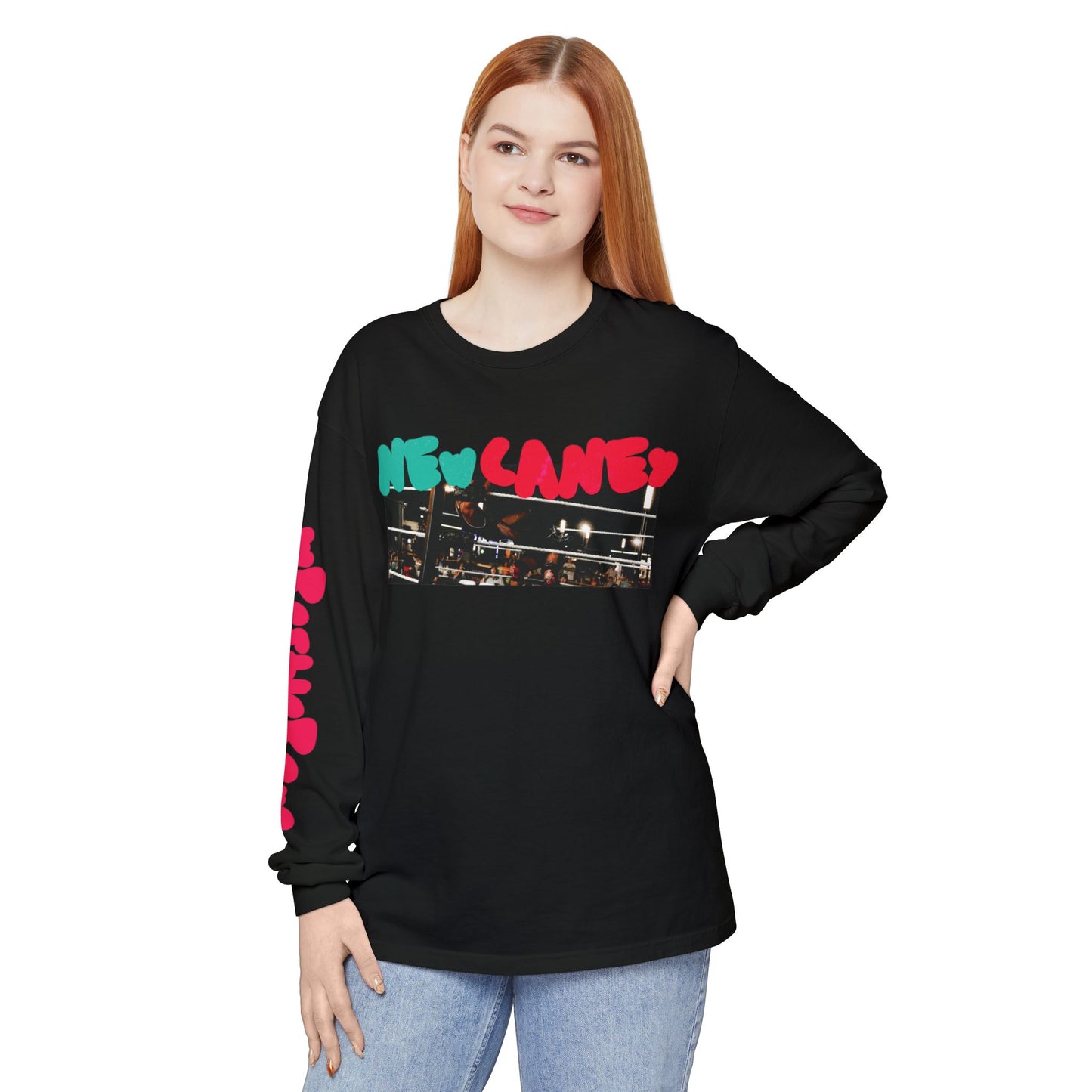 WRESTLERAVE NEW CANEY LONG SLEEVE T-SHIRT