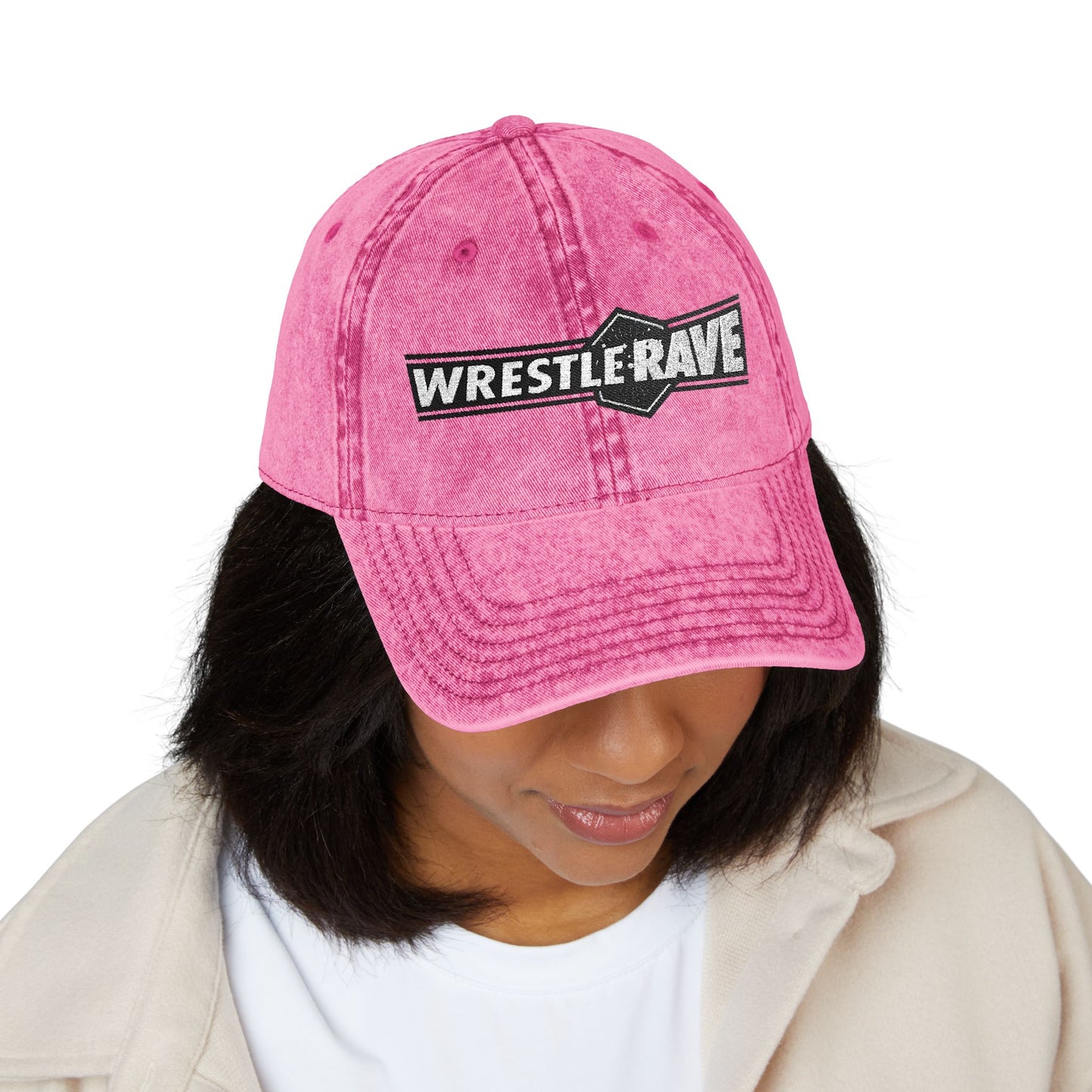WRESTLERAVE PINK VINTAGE CAP