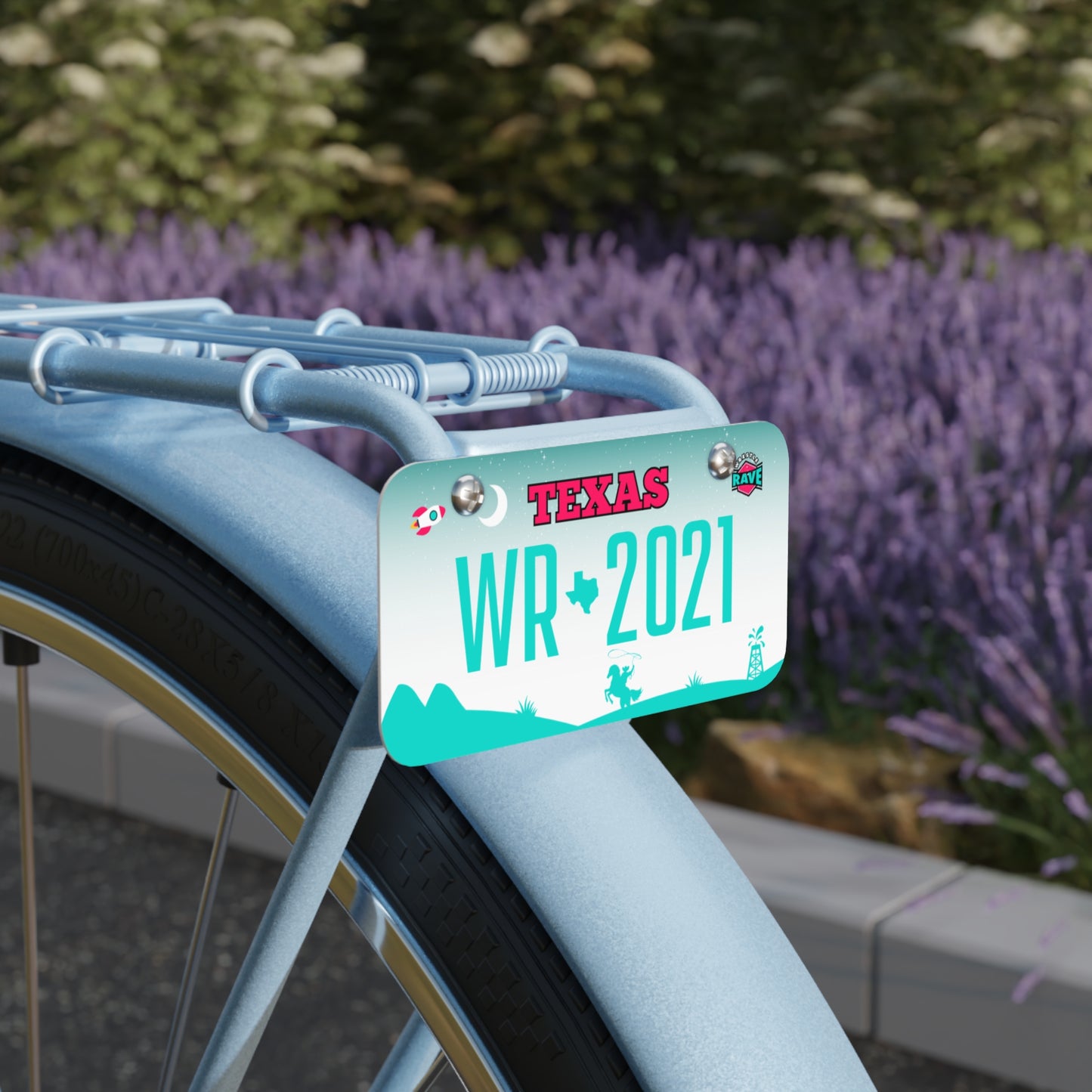 WRESTLERAVE MINI LICENSE PLATE
