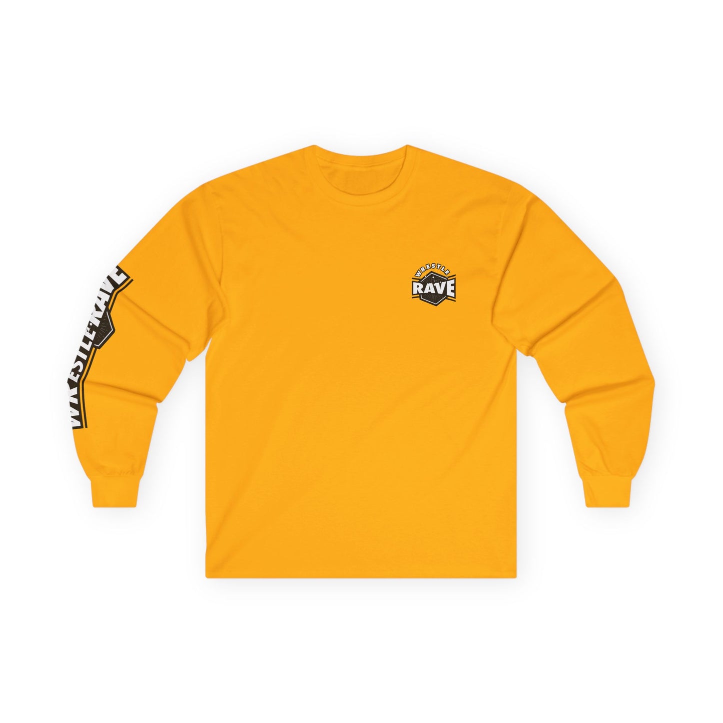 WRESTLERAVE LOGO LONG SLEEVE T-SHIRT