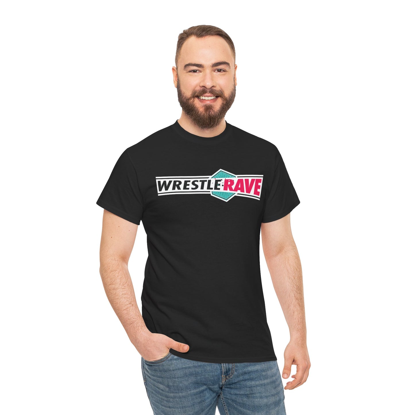 WRESTLERAVE LOGO INVERTED T-SHIRT