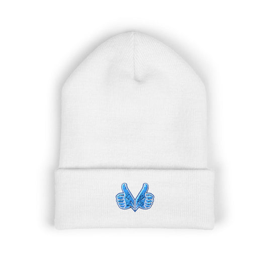 VICKIE TWOTHUMBS EMBROIDERED BEANIE