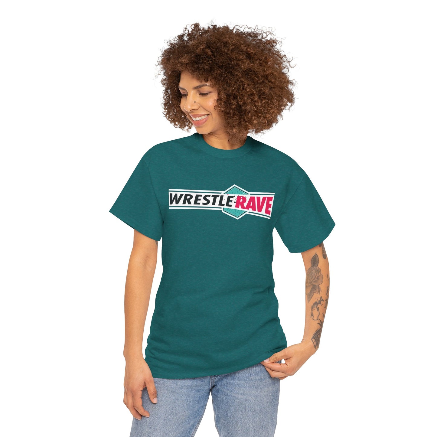 WRESTLERAVE LOGO INVERTED T-SHIRT