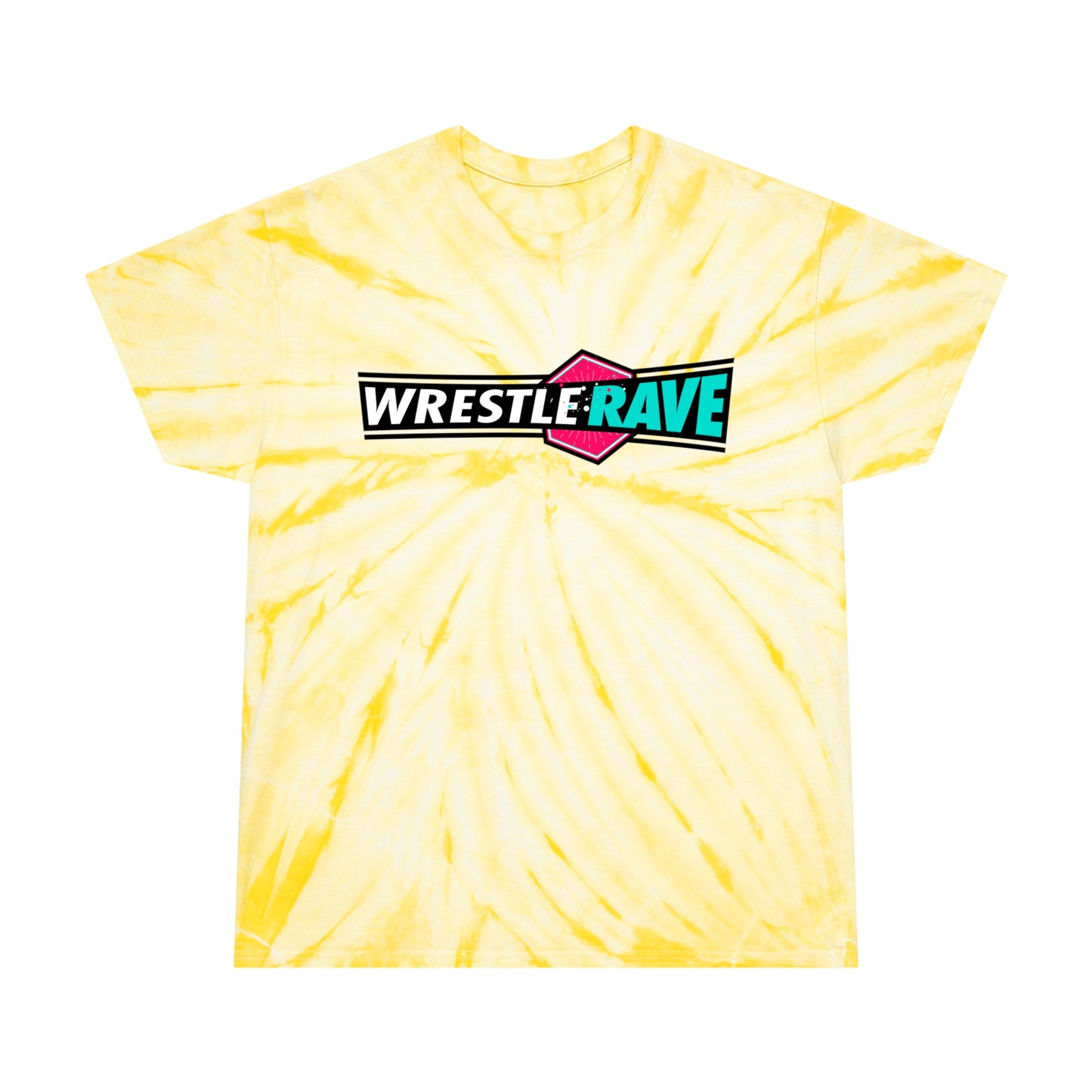 WRESTLERAVE LOGO TIE-DYE T-SHIRT