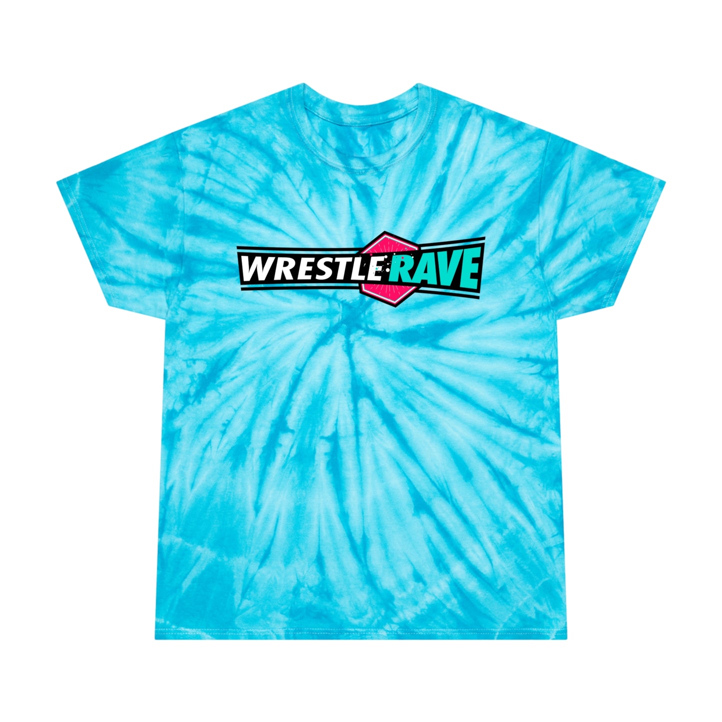 WRESTLERAVE LOGO TIE-DYE T-SHIRT