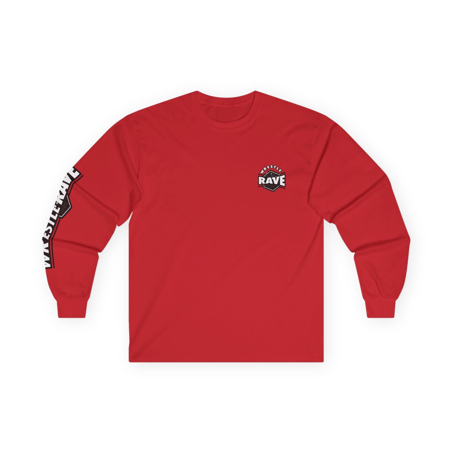 WRESTLERAVE LOGO LONG SLEEVE T-SHIRT