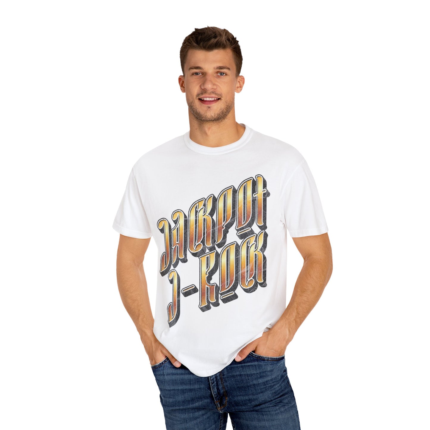 JACKPOT J-ROCK VINTAGE SCRIPT T-SHIRT